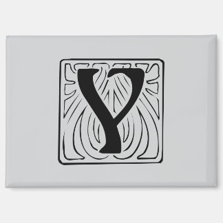 Aimant Y Monogramm schwarz
