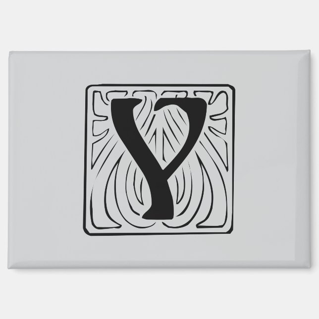 Aimant Y Monogramm schwarz (Recto)