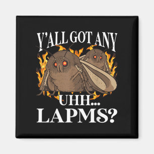 Aimant Yall A Des Lampes_ Mème Moth Drôle Bizarre Maudit 