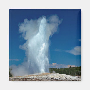 Aimant Yellowstone Old Faithcape Photo