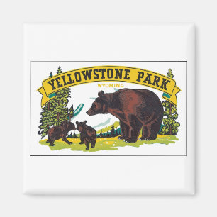 Aimant Yellowstone Park, Wyoming