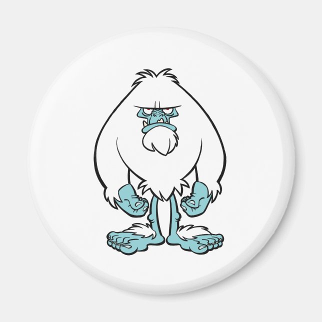 Aimant Yeti mécontent (Devant)