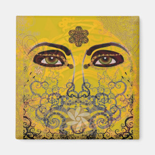 AIMANT YEUX D'ÂME D'OR