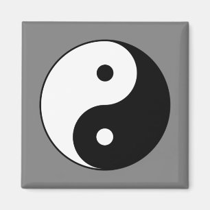Aimant Yin and Yang Symbol (Chinese Taoist Taijitu)