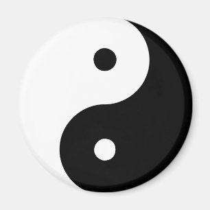 Aimant Yin Yang Ying signe taoïste chinois Taijitu chinoi