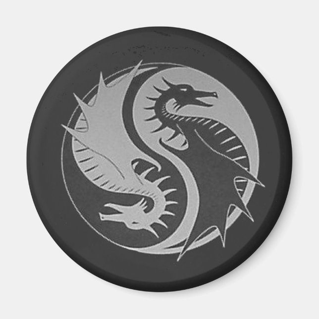 Aimant Ying Yang (Devant)