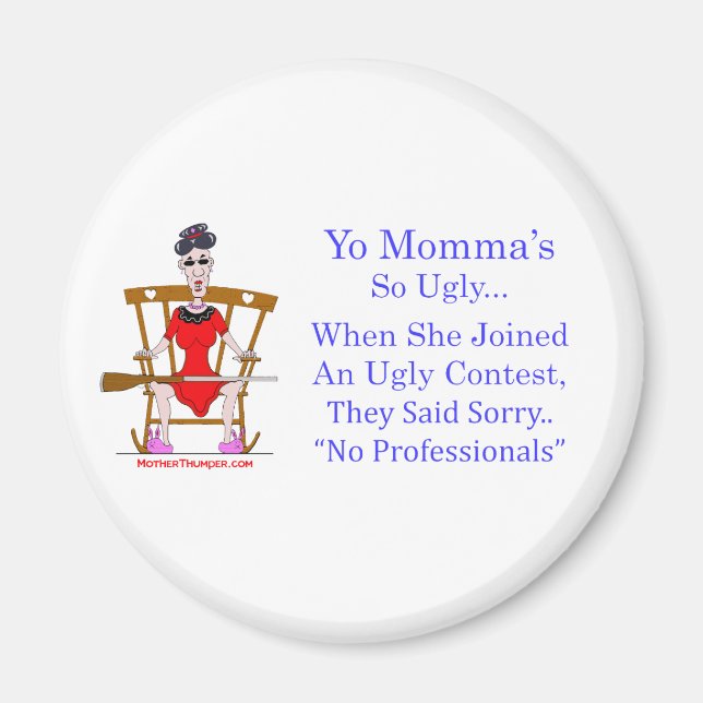 Aimant Yo Momma # 04 (Devant)