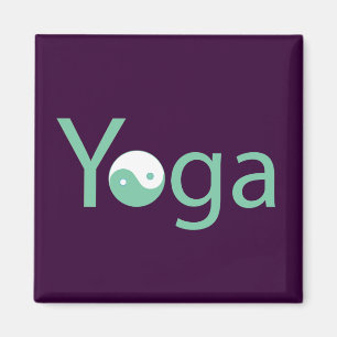 Aimant Yoga avec Yin Yang