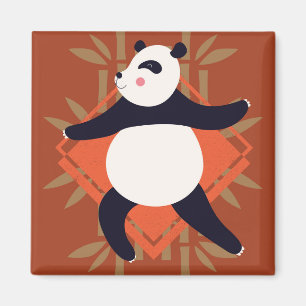 Aimant Yoga Panda