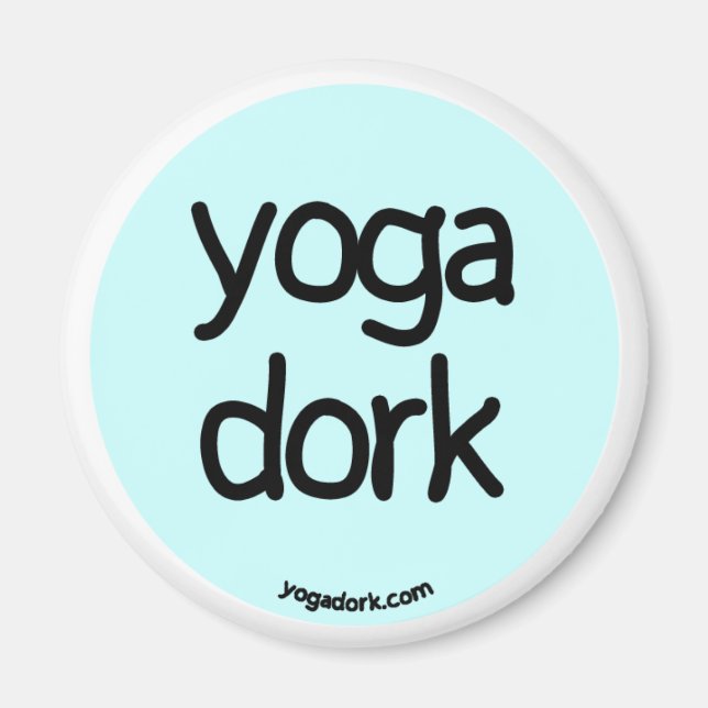 aimant yogadork lt. turquoise (Devant)