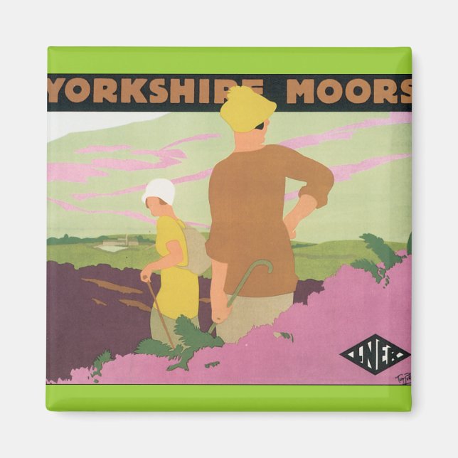 Aimant Yorkshire Moors (Devant)