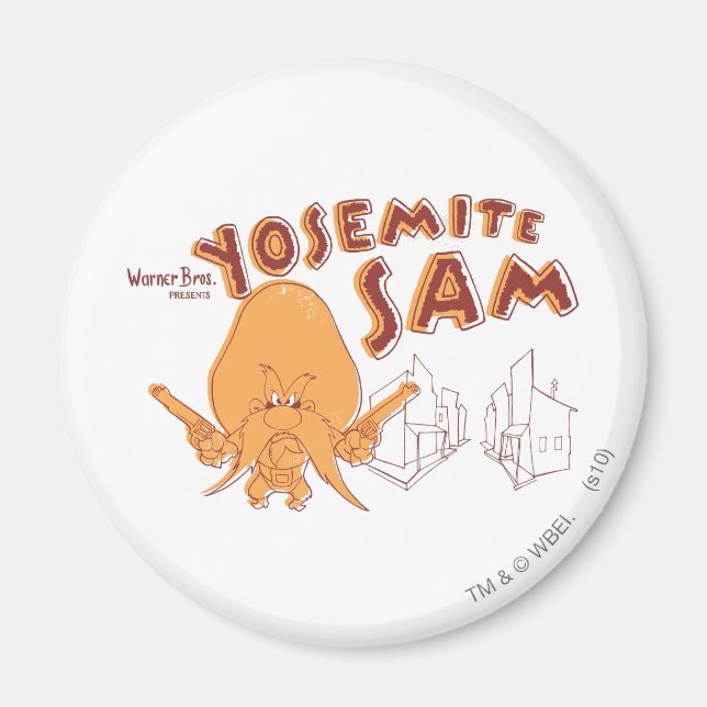 Aimant Yosemite Sam Warner Bros. Présente (Devant)