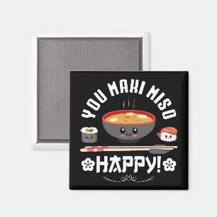 Aimant You Maki Miso Happy - nouilles japonaises Cute Kaw
