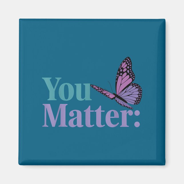 Aimant You Suicide Prevention Awareness Mental Health  (Devant)