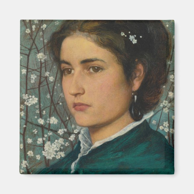 Aimant Young Beauty (Elegant Woman) (Portrait féminin) (Devant)