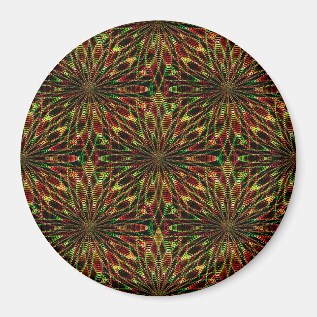 Aimant Yule fleurs.... (Devant)