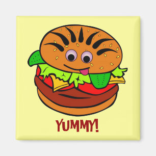 Aimant Yummy Hamburger