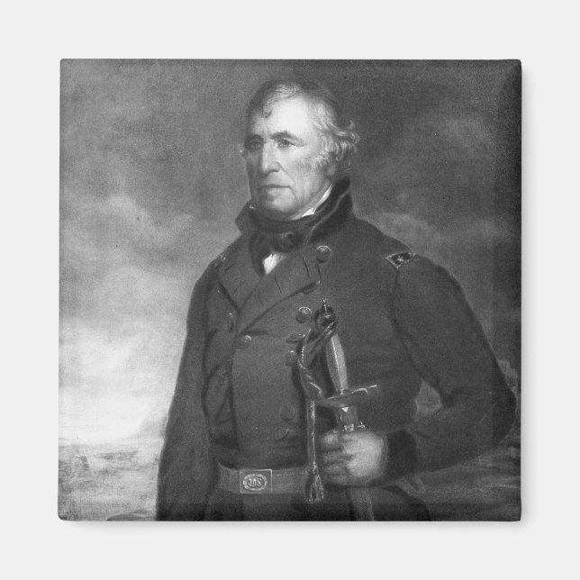 Aimant Zachary Taylor, 12e président des États-Unis (Devant)