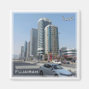 Aimant zAE030 Bâtiments FUJAIRAH, EAU, Moyen-Orient,