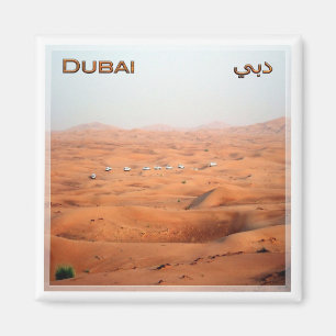 Aimant zAE044 Visite du désert à DUBAI, Émirats arabes un