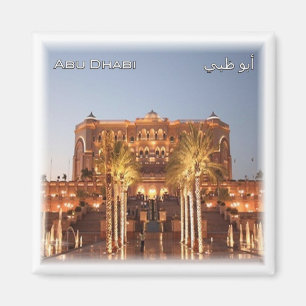 Aimant zAE056 ABU DHABI centre-ville, Émirats arabes unis