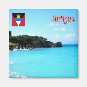 Aimant zAG011 ANTIGUA, Antigua-et-Barbuda, réfrigérateur
