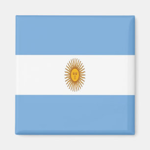Aimant zAR001 ARGENTINA FLAG, Amérique, Réfrigérateur