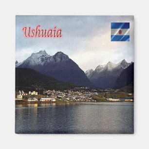 Aimant zAR007 USHUAIA par Night, Argentina, Fridge