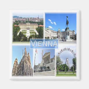 Aimant zAT005 VIENNA Autriche - Réfrigérateur