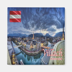 Aimant zAT010 VILLACH Autriche, réfrigérateur