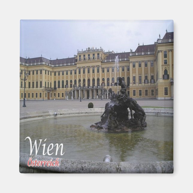 Aimant zAT011 VIENNA WIEN Autriche, réfrigérateur (Devant)