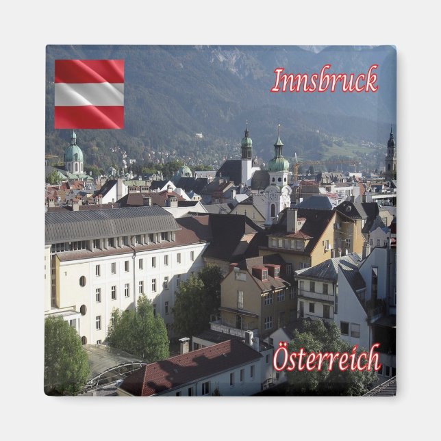 Aimant zAT018 INNSBRUCK Autriche - Frigo (Devant)