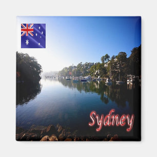 Aimant zAU021 SYDNEY, Baie, Australie, Océanie, Fridge