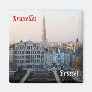 Aimant zBE031 BRUXELLES BRUXELLES panorama Belgique Fridg