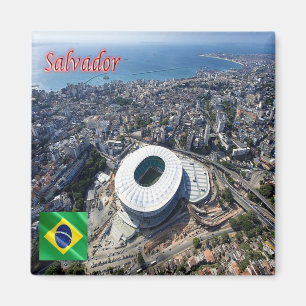 Aimant zBR021 SALVADOR, Brésil, Arena Fonte Nova, Réfrigé