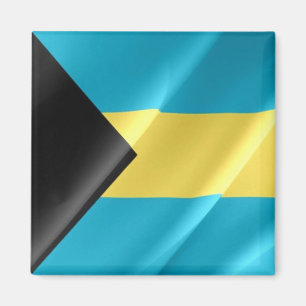 Aimant zBS002 BAHAMAS, Drapeau, Amérique, Réfrigérateur