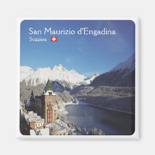 Aimant zCH018 SAN MAURIZIO D'ENGADINA Réfrigérateur suiss