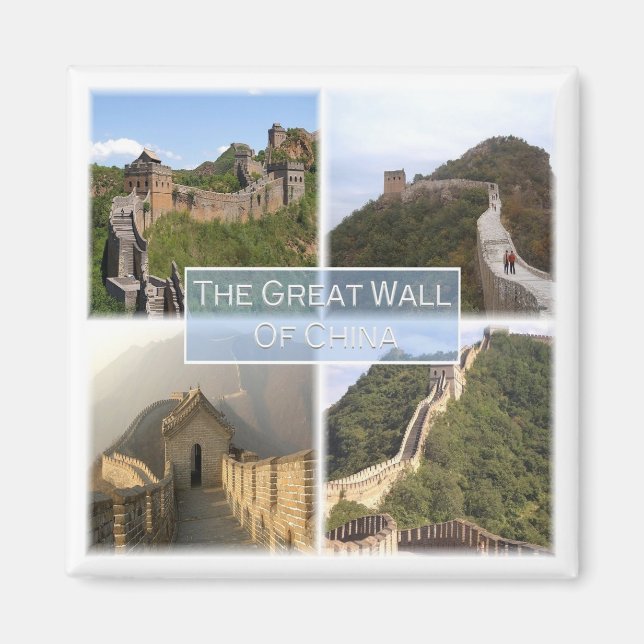Aimant zCN011 LE GRAND MUR en CHINE, Asie, Frigo (Devant)