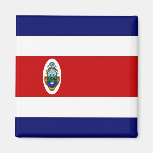 Aimant zCR001 COSTA RICA, DRAPEAU, Amérique, réfrigérateu (Devant)