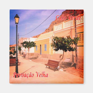 Aimant zCV012 POVOACAO VELHA, Cap-Vert, Afrique, Frigo