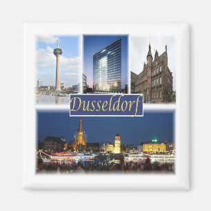Aimant zDE008 DUSSELDORF, Allemagne, Europe, Fridge