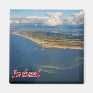 Aimant zDK007 JORDSAND Frise Îles Danemark, Fridge