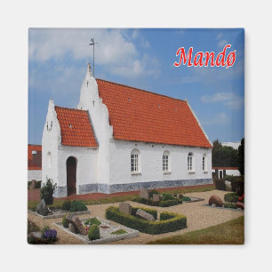 Aimant zDK010 MANDØ KIRK Iles frisonnes Danemark, Fridge