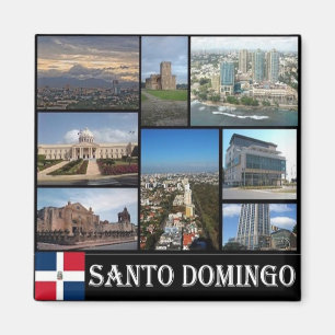 Aimant zDO009 SANTO DOMINGO, Dominican Republic, Fridge