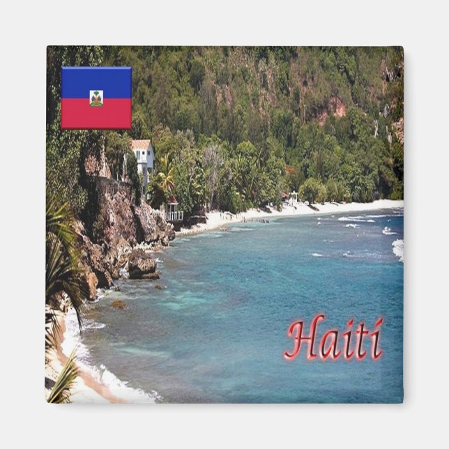Aimant zDO021 HAÏTI, République Dominicaine, Fridge (Devant)