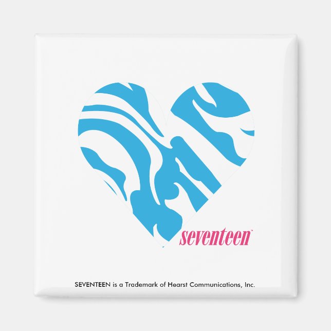 Aimant Zebra Aqua 2 (Devant)