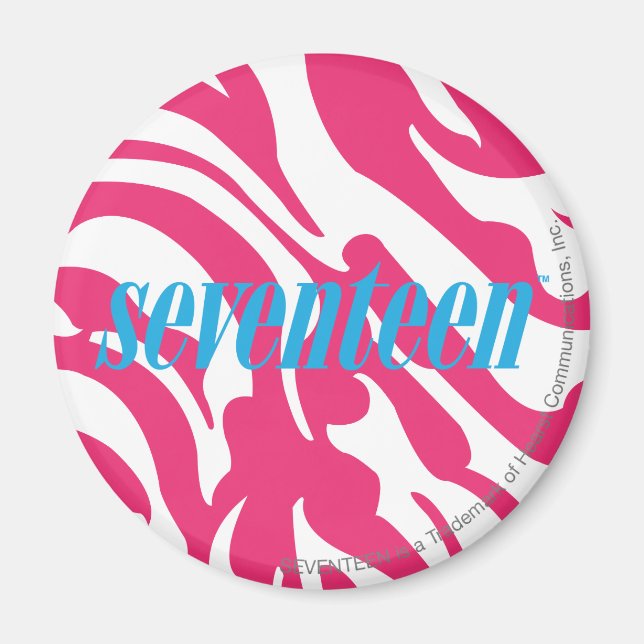 Aimant Zebra Magenta (Devant)