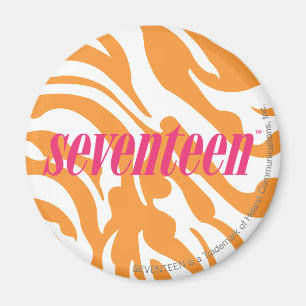 Aimant Zebra Orange