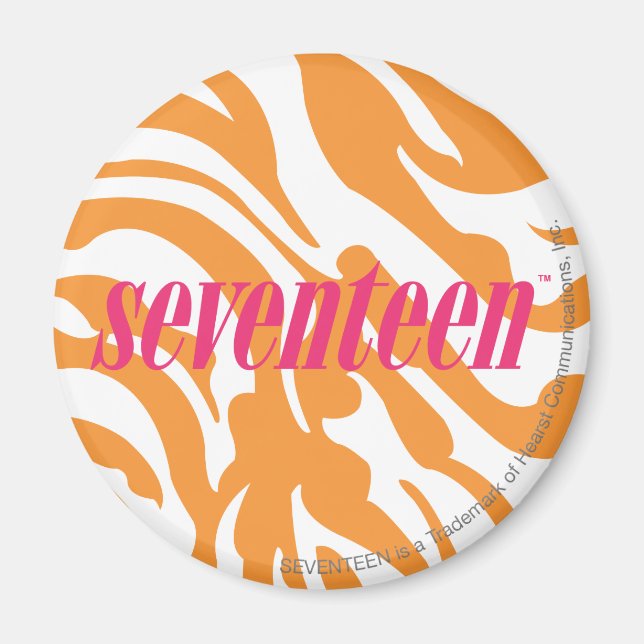 Aimant Zebra Orange (Devant)