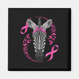 Aimant Zebra Sensibilisation au cancer du sein Pink Banda